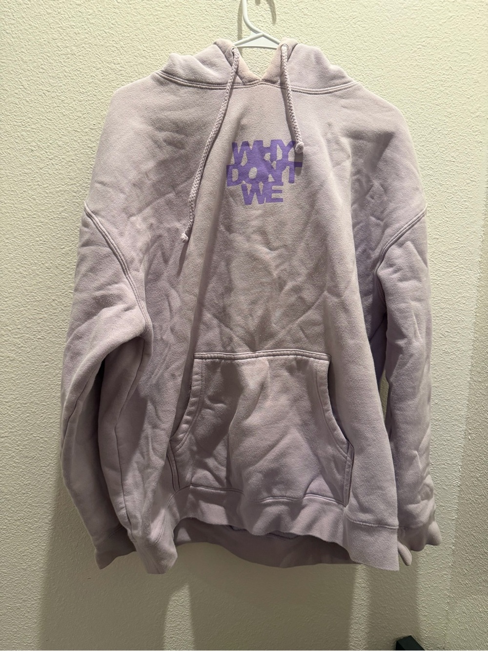 & Other Stories Lavender Graphic Hoodie